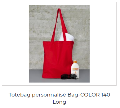 totebag personnalisé Bag-COLOR 140 Long